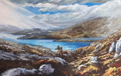 Castlebay from Bienn nan Carnan