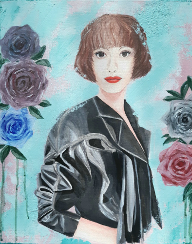 Lady in Leather