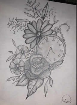 Watch and Flowers