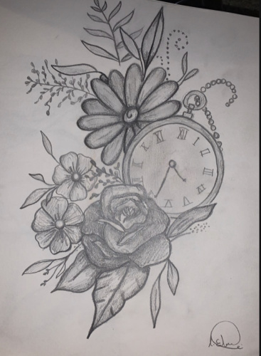 Watch and Flowers
