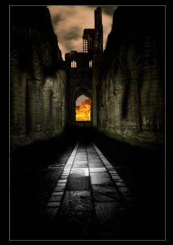 Kirkstall Abbey - Main Hall View